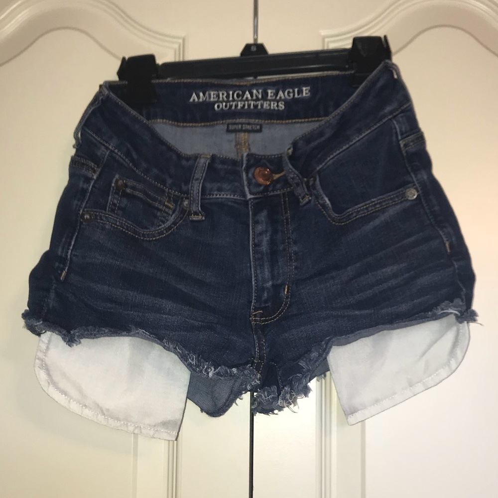 Super Stretch Hi-Rise Shortie AEO Shorts